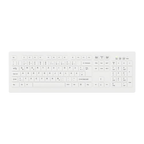 Contour Design AK-C8100F-FU1-W/GE weiß Tastatur, Layout: DE, Scherenschalter Contour Design AK-C8100F-FU1-W/GE weiß Tastatur, Layout: DE, Scherenschalter