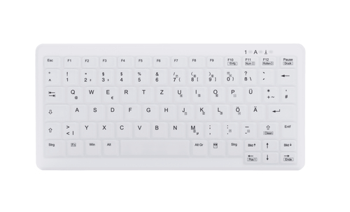 Contour Design AK-C4110 wei&szlig; Tastatur&comma; Layout&colon; DE&comma; Scherenschalter