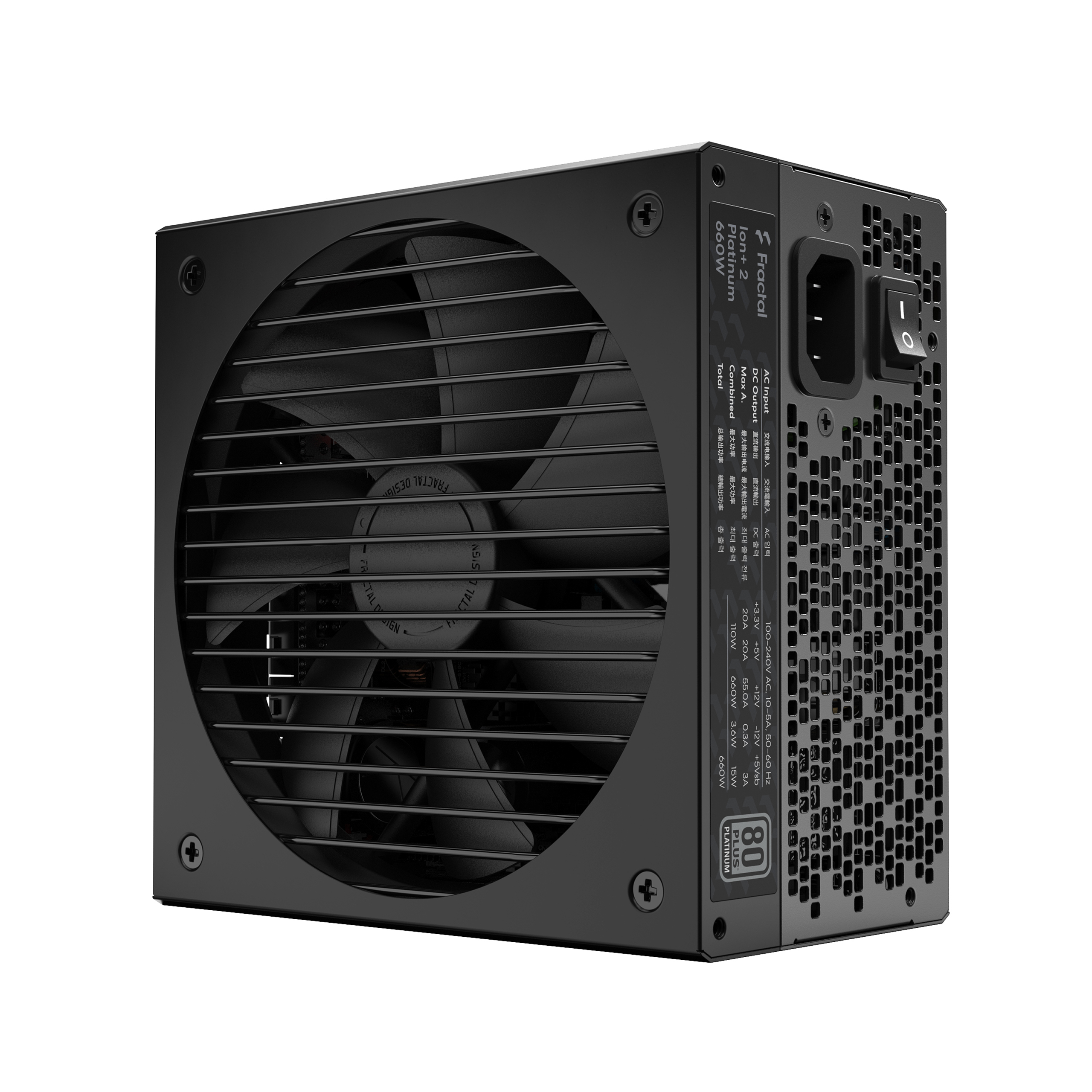 660W Fractal Design Ion&plus; 2 Platinum ATX 2&period;52 Netzteil