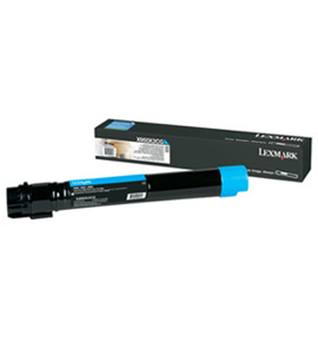Lexmark X950X2CG&comma; original&comma; cyan&comma; Toner