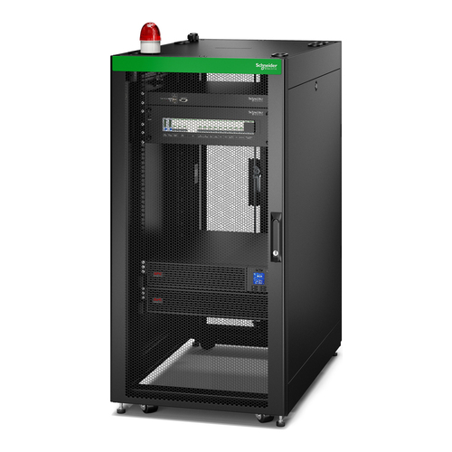 Schneider Electric Easy MDC Basisgehäuse-Konfiguration (belüftetes 24HE Easy Rack, SRVPM3K, PDP, Energiezähler, lokales Management, Beleuchtung) Schneider Electric Easy MDC Basisgehäuse-Konfiguration (belüftetes 24HE Easy Rack, SRVPM3K, PDP, Energiezähler, lokales Management, Beleuchtung)