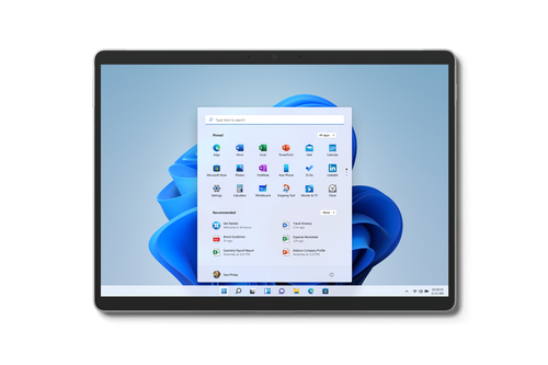 Microsoft Pro 8&comma; Windows 13 Zoll Tablet&comma; Intel Core i5 i5-1145G7&comma; 16 GB&comma; 256 GB&comma; 4G&comma; platin
