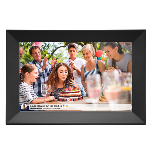 Denver PFF-1063BLACK Digitaler Bilderrahmen Schwarz 25&comma;6 cm &lpar;10&period;1&rpar; Touchscreen WLAN