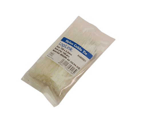 100er Kabelbinder 100x2,5mm 