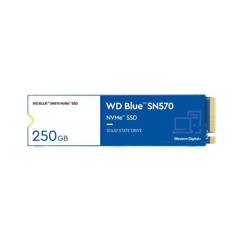 250 GB SSD Western Digital WD Blue SN570&comma; lesen&colon; 3300 MB&sol;s&comma; schreiben&colon; 1200 MB&sol;s