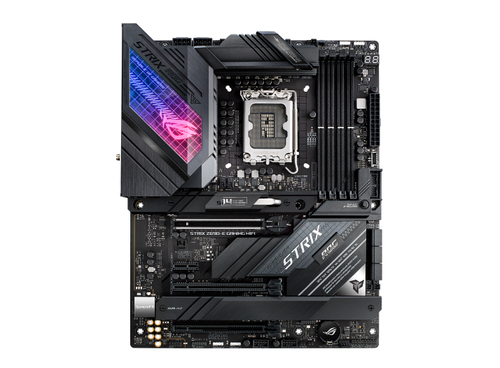 ASUS ROG STRIX Z690-E GAMING WIFI, ATX LGA 1700 Mainboard, 4x DDR5, max. 192 GB, 1x HDMI 2.1, 1x DisplayPort 1.4, 2x USB-C, WiFi ASUS ROG STRIX Z690-E GAMING WIFI, ATX LGA 1700 Mainboard, 4x DDR5, max. 192 GB, 1x HDMI 2.1, 1x DisplayPort 1.4, 2x USB-C, WiFi