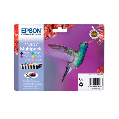 Epson T0805&comma; original&comma; cyan&comma; Tinte