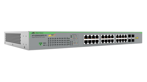 Allied Telesis AT-GS950/28PSV2-50 Unmanaged Switch, 24x RJ-45, PoE Allied Telesis AT-GS950/28PSV2-50 Unmanaged Switch, 24x RJ-45, PoE
