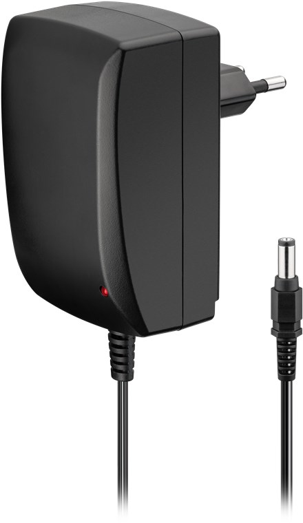 Goobay 12V Netzteil, 12,0W für 1,0A, schwarz Goobay 12V Netzteil, 12,0W für 1,0A, schwarz