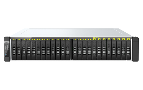 QNAP TDS-h2489FU, 256 GB RAM, 24x Einschübe, 4x 25 GBit/s LAN, Rack (2U) NAS schwarz, silber QNAP TDS-h2489FU, 256 GB RAM, 24x Einschübe, 4x 25 GBit/s LAN, Rack (2U) NAS schwarz, silber