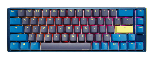 Ducky One 3 SF DayBreak schwarz&comma; blau Tastatur&comma; Layout&colon; DE&comma; mechanisch&comma; RGB