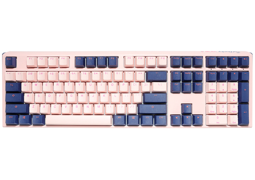Ducky One 3 Fuji pink Tastatur&comma; Layout&colon; DE&comma; Cherry MX Silent Red
