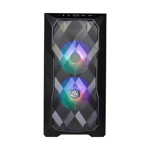 Cooler Master TD300&comma; Mini Tower&comma; schwarz&comma; Seitenfenster