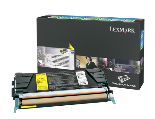 Lexmark C522A3YG, original, gelb Lexmark C522A3YG, original, gelb