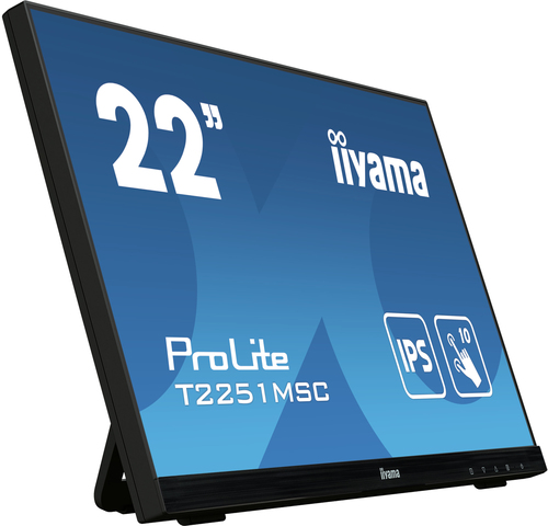 21&period;5 Zoll iiyama T2251MSC-B1&comma; 54&comma;7cm TFT&comma; Full HD&comma; 7ms&comma; 1x HDMI&comma; 1x DP&comma; Touchscreen