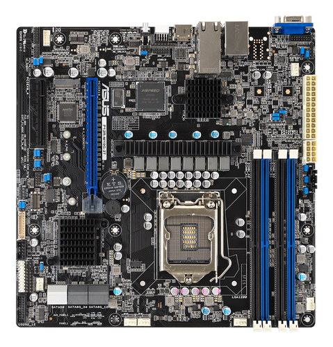 ASUS P12R-M&sol;10G-2T&comma; micro ATX LGA 1200 &lpar;H5&rpar; Mainboard&comma; 4x DDR4&comma; max&period; 128 GB&comma; 1x HDMI
