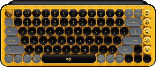 Logitech POP schwarz, grau, gelb Tastatur, Layout: Portuguesisch, Logitech Tactile Logitech POP schwarz, grau, gelb Tastatur, Layout: Portuguesisch, Logitech Tactile