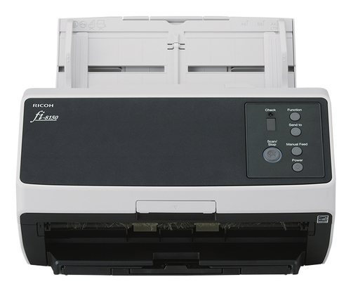 Ricoh FI-8150 ADF &plus; Scanner mit manueller Zuf&uuml;hrung 600 x 600 DPI A4 Schwarz&comma; Grau