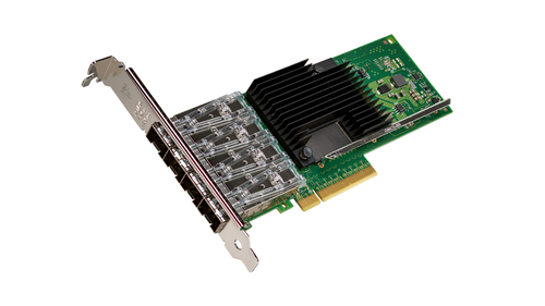 Intel X710-DA4&comma; Faser&comma; 10000 Mbit&sol;s&comma; schwarz&comma; gr&uuml;n&comma; edelstahl