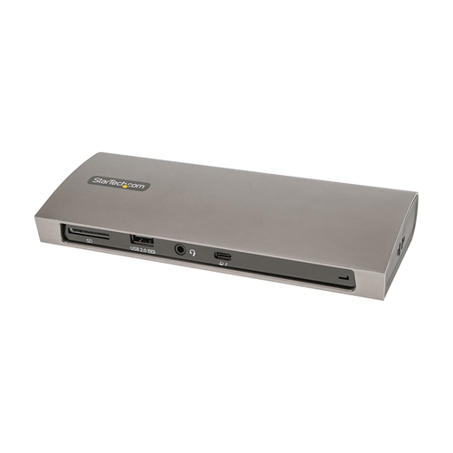 StarTech.com TB4CDOCKUE, Thunderbolt 4, schwarz, grau, USB Power Delivery, Aluminium Gehäuse StarTech.com TB4CDOCKUE, Thunderbolt 4, schwarz, grau, USB Power Delivery, Aluminium Gehäuse