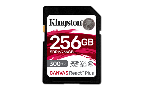 KINGSTON 256GB Canvas React Plus SDXC KINGSTON 256GB Canvas React Plus SDXC