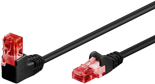 3m Patchkabel Cat6, U/UTP, schwarz, Kupferverkleidetes Aluminium (CCA), Goobay 3m Patchkabel Cat6, U/UTP, schwarz, Kupferverkleidetes Aluminium (CCA), Goobay