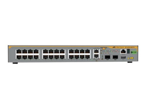 Allied Telesis AT-X330-28GTX-50 L3 Managed Switch, 24x RJ-45, Backplane: 128 Gbit/s Allied Telesis AT-X330-28GTX-50 L3 Managed Switch, 24x RJ-45, Backplane: 128 Gbit/s