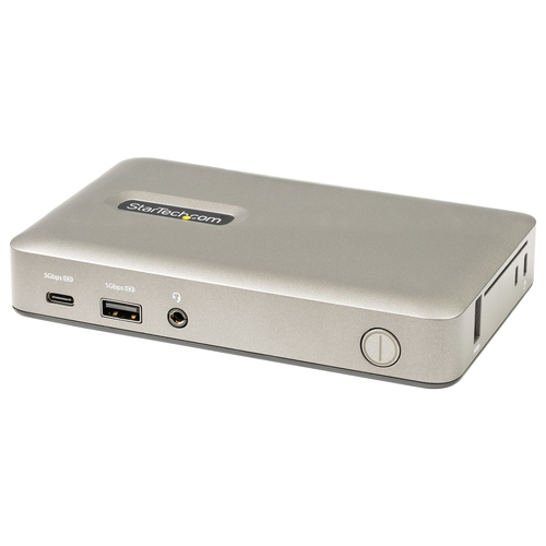StarTech&period;com DKM30CHDPDUE&comma; USB 3&period;2 Gen 1 &lpar;3&period;1 Gen 1&rpar; Type-C&comma; grau&comma; Kunststoff Geh&auml;use