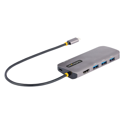 StarTech.com 127B-USBC-MULTIPORT, USB 3.2 Gen 1 (3.1 Gen 1) Type-C, grau, USB Power Delivery, Aluminium Gehäuse StarTech.com 127B-USBC-MULTIPORT, USB 3.2 Gen 1 (3.1 Gen 1) Type-C, grau, USB Power Delivery, Aluminium Gehäuse