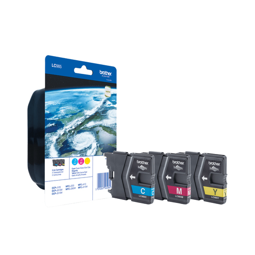 Brother LC985RBWBP, original, cyan, magenta, gelb, Tinte Brother LC985RBWBP, original, cyan, magenta, gelb, Tinte