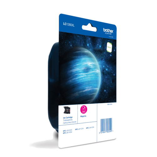 Brother LC1280XLMBP&comma; original&comma; magenta&comma; Tinte