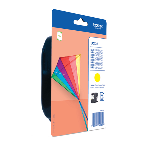 Brother LC223YBP, original, gelb, Tinte Brother LC223YBP, original, gelb, Tinte