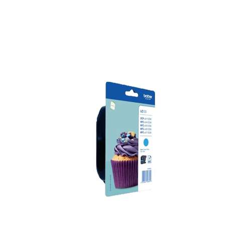 Brother LC123CBP, original, cyan, Tinte Brother LC123CBP, original, cyan, Tinte
