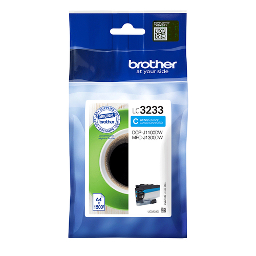 Brother LC3233C, original, cyan, Tinte Brother LC3233C, original, cyan, Tinte