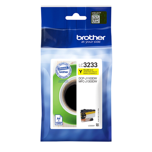 Brother LC3233Y, original, gelb, Tinte Brother LC3233Y, original, gelb, Tinte
