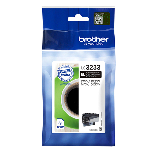Brother LC3233BK&comma; original&comma; schwarz&comma; Tinte