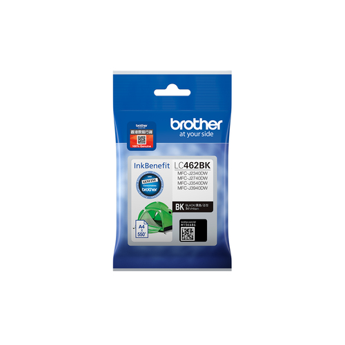 Brother LC462BK, original, schwarz Brother LC462BK, original, schwarz