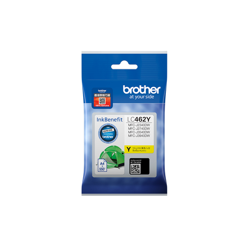 Brother LC462Y, original, gelb Brother LC462Y, original, gelb