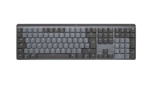 Logitech MX Mechanical graphit Tastatur&comma; Layout&colon; DE&comma; Logitech Clicky&comma; beleuchtet