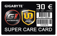 GIGABYTE SUPER CARE CARD 30 Euro