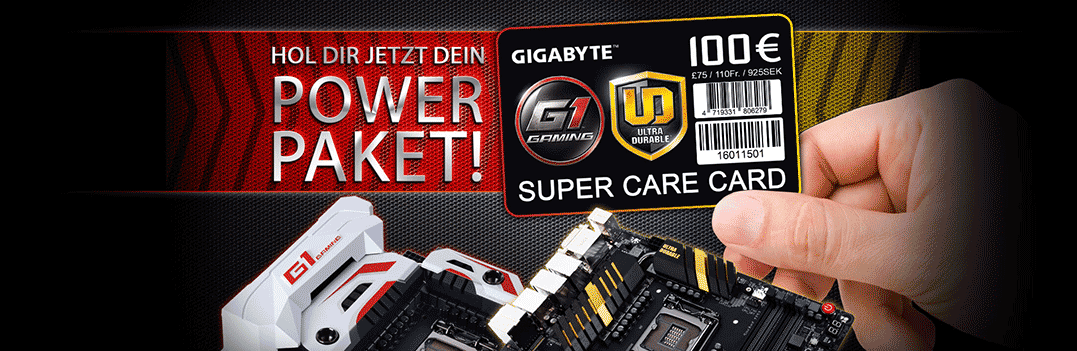 GIGABYTE SUPER CARE CARD