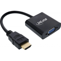 InLine Konverter Kabel HDMI zu VGA, mit Audio