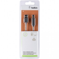 3m Belkin USB 2.0 A - USB 2.0 B, grau 