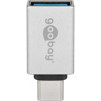 Goobay 56620 Kabeladapter USB C USB A Silber