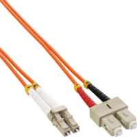 InLine LWL Duplex Kabel, LC/SC,