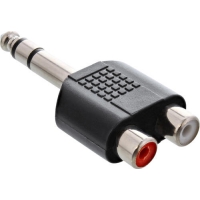InLine Audio Adapter, 6,3mm Klinke