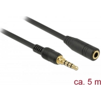DeLOCK 85635 Audio-Kabel 5 m 3.5mm Schwarz