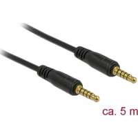 DeLOCK 85699 Audio-Kabel 5 m 3.5mm Schwarz