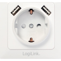 LogiLink PA0162 Steckdose 2 x USB