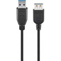 Goobay 95998 USB Kabel 1,8 m Schwarz